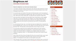 Desktop Screenshot of bloghouse.net